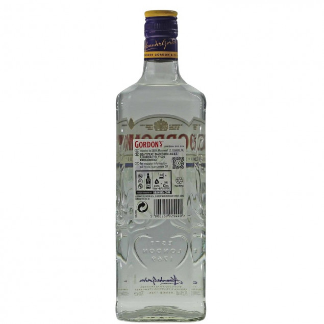 Gordons London Dry Gin 0,7 L 37,5 % vol